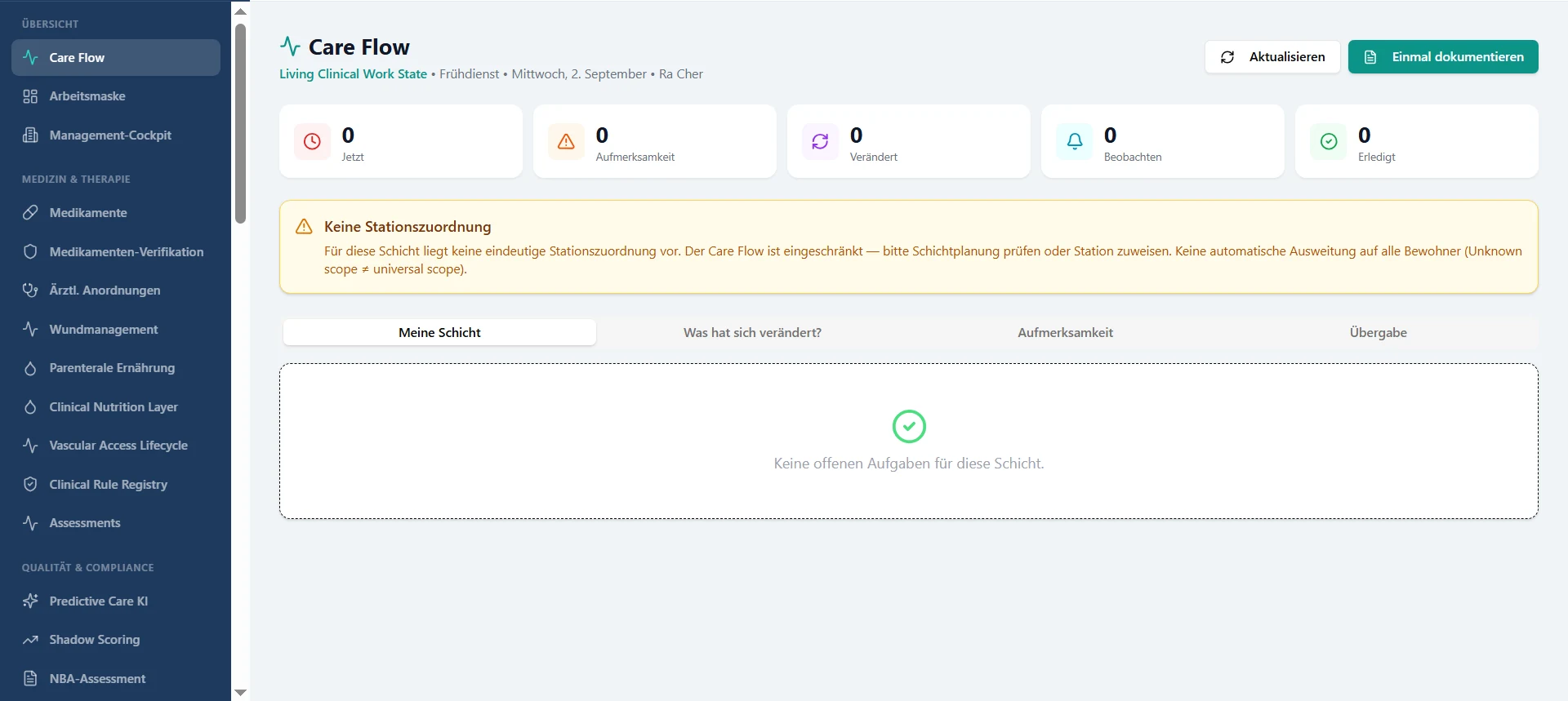 BestCura Care Flow als Living Clinical Work State