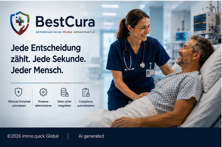 BestCura Hospital · DACH healthcare visual