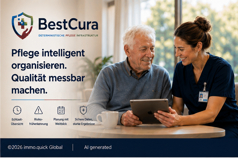 BestCura Senior Care · DACH human-centered care visual