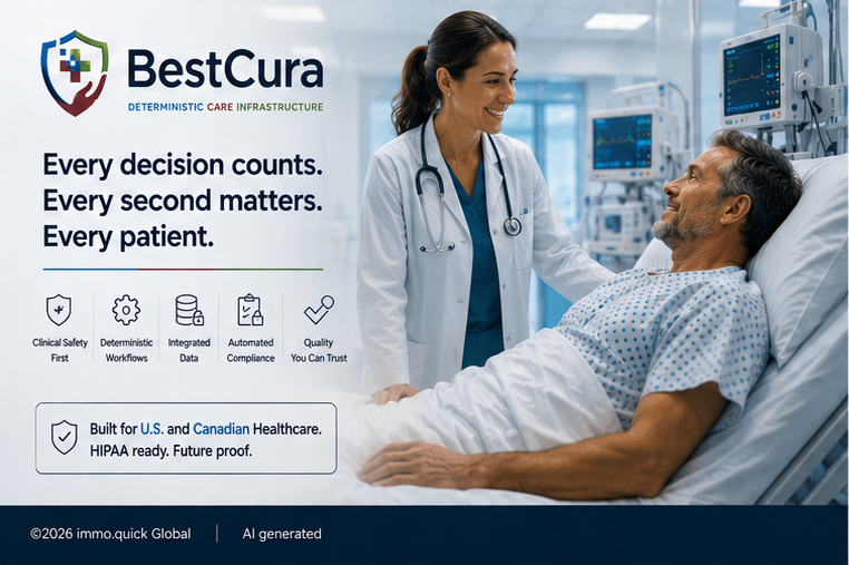 BestCura Hospital · North America healthcare visual
